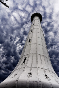 Phare Amédée jour d'orage en Nouvelle Calédonie