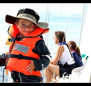 Famille en voyage