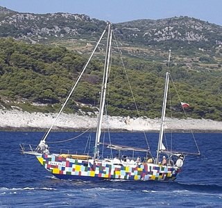 Voiles en couleurs