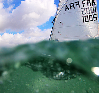 Sous l'eau...