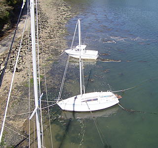 Prise de vue, depuis la tête de mat...