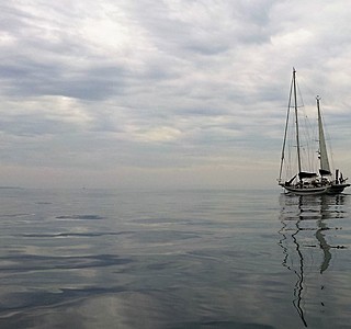 La pétole ! Du temps pour les photos...