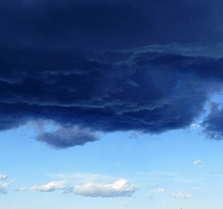 Éclairs, trombes et ciels d'orage