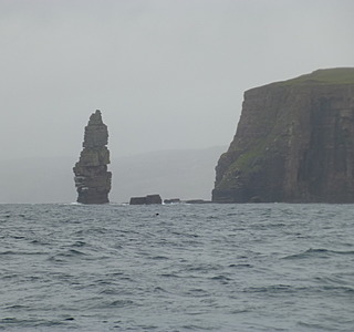Falaises et reliefs vus du bateau